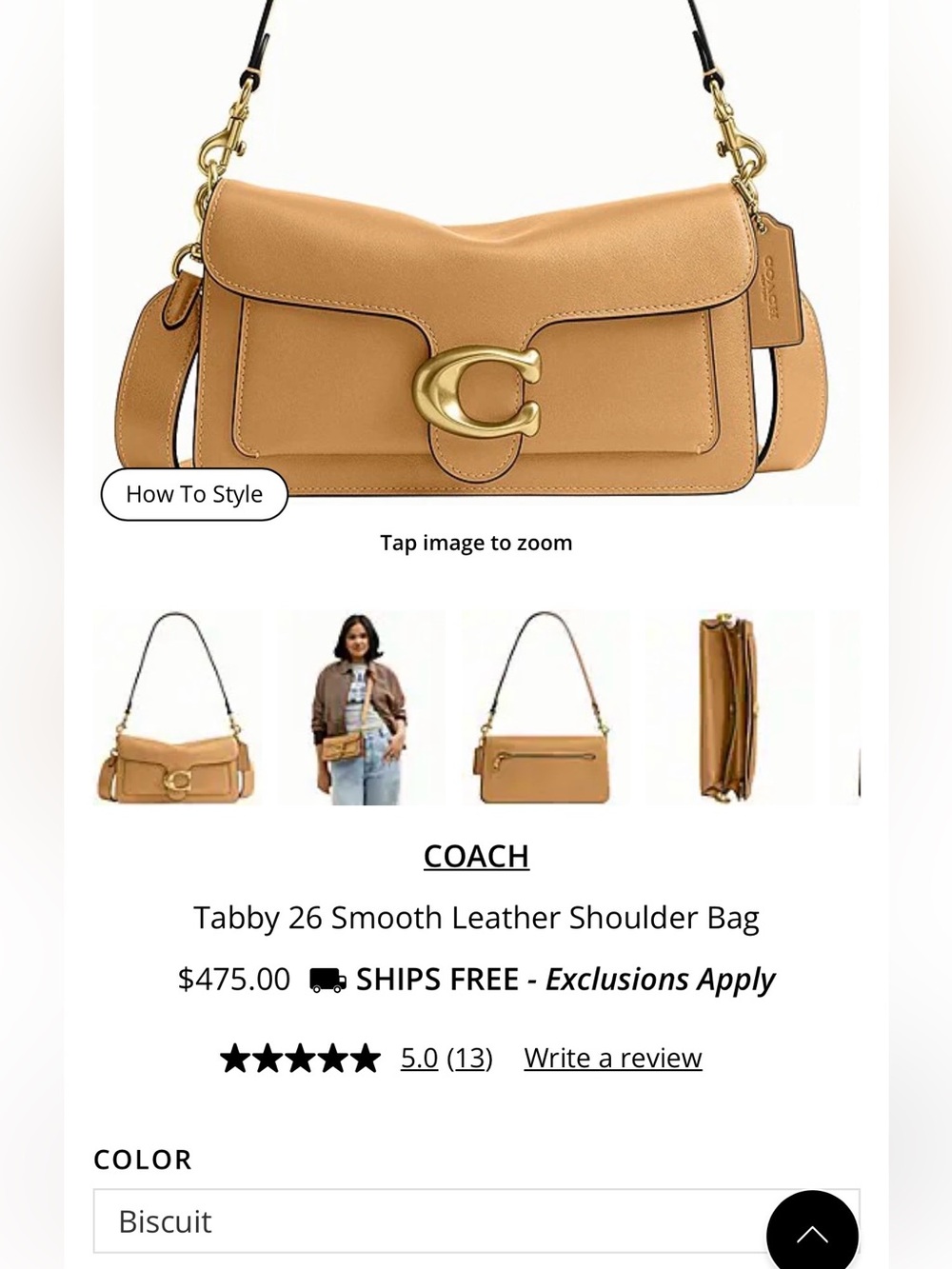Coach purse